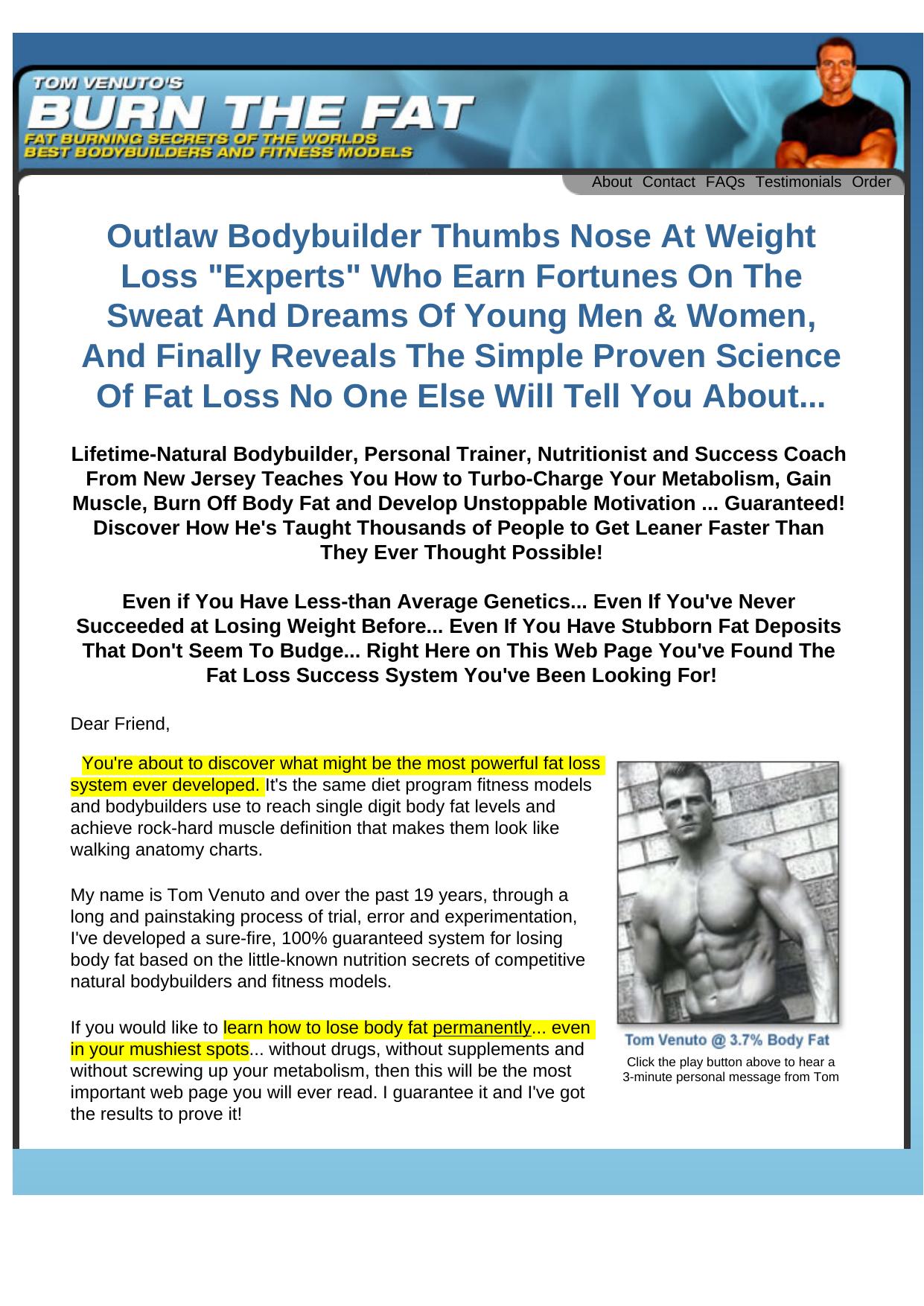 Burn The Fat Feed The Muscle. by Best of Kuszter's Collection