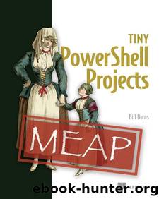 Burns Tiny PowerShell Projects MEAP V06 by copyright-2023-manning-publications.html