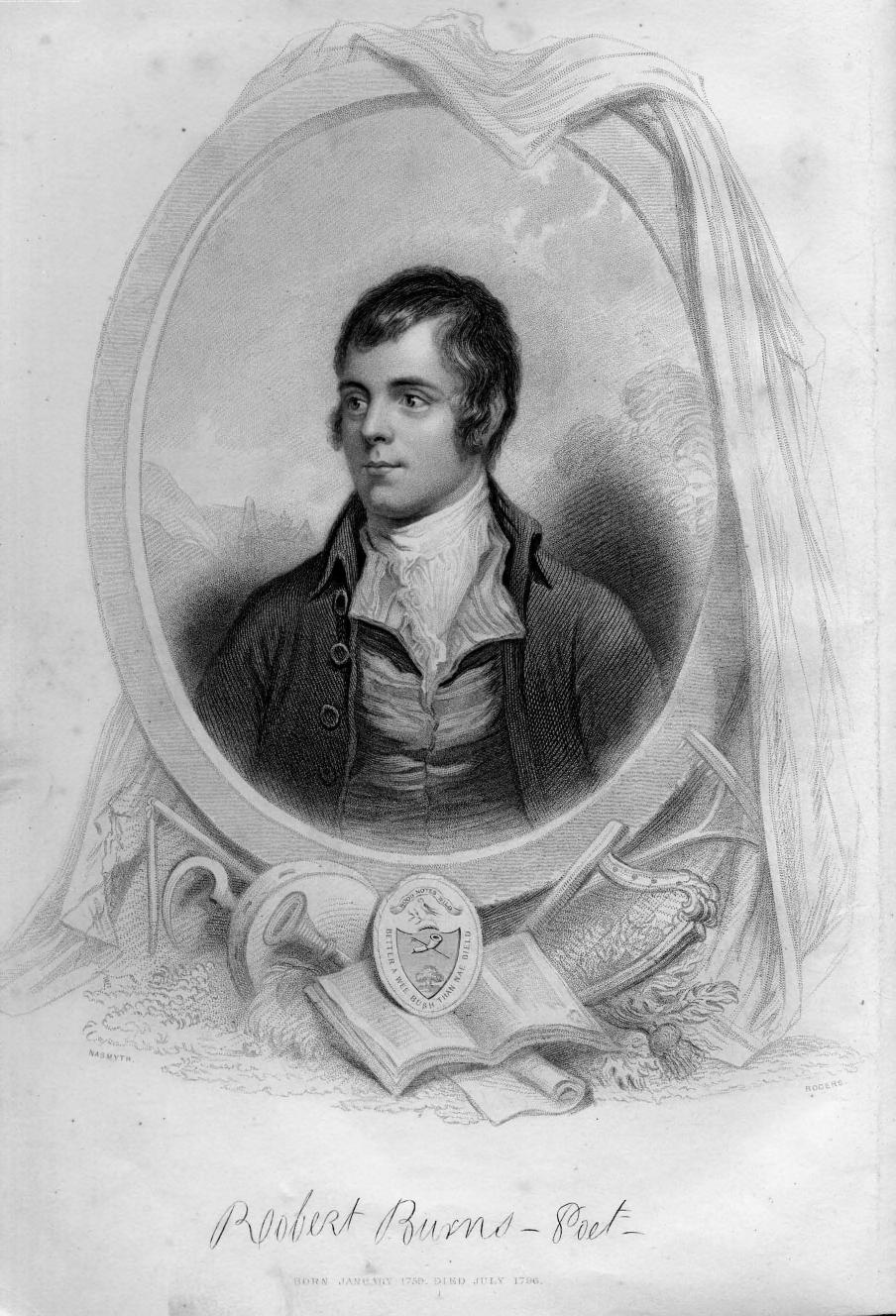Burns, Illustrated BY W.H. Bartlett by The complete works of robert burns