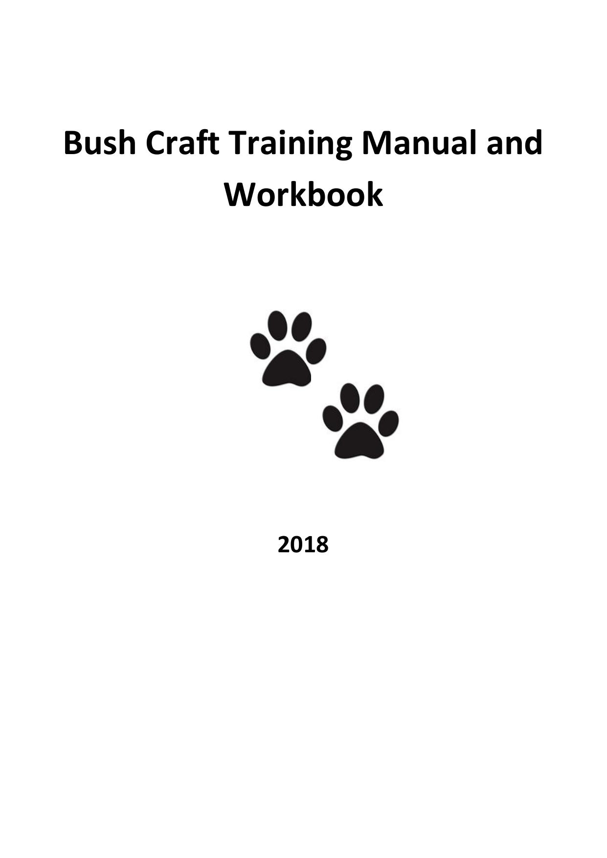 Bushcraft Training Workbook Manual by Military Camp
