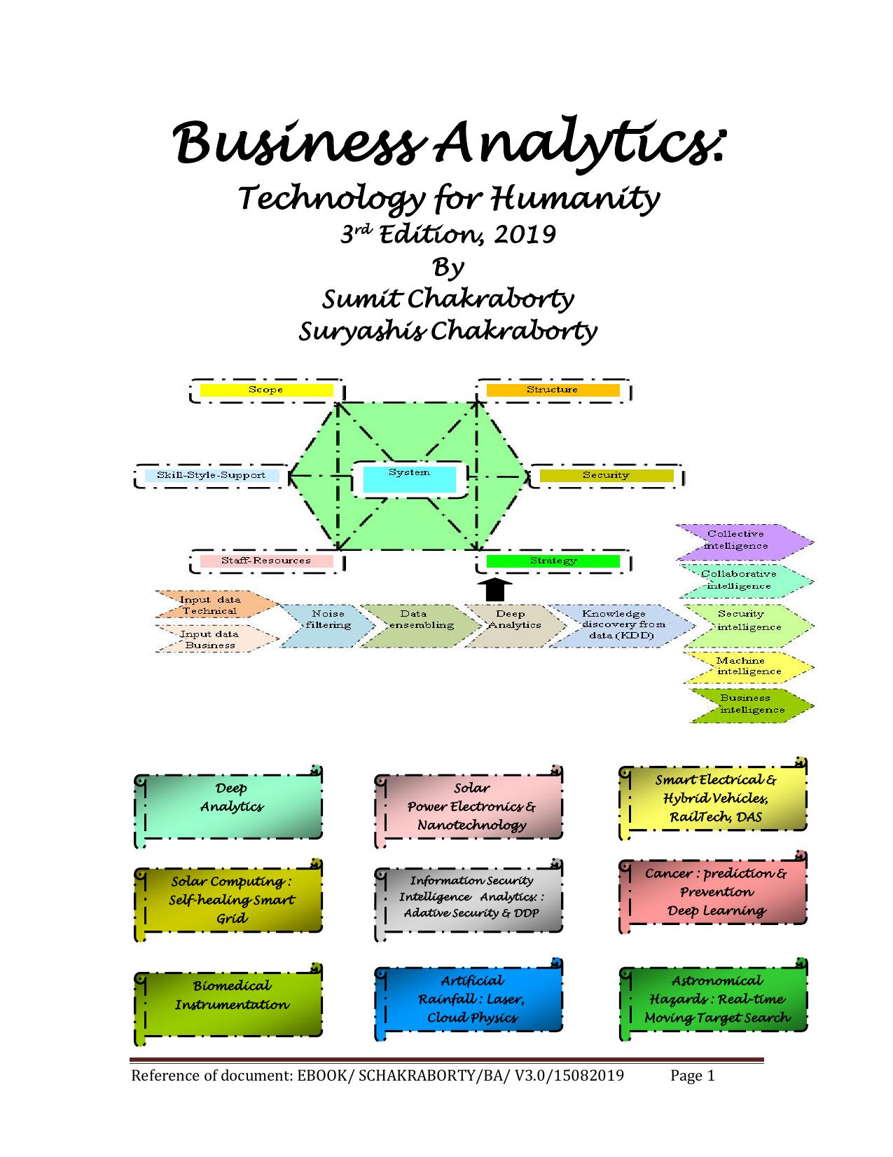 Business Analytics Technology for Humanity by Sumit Chakraborty Suryashis Chakraborty