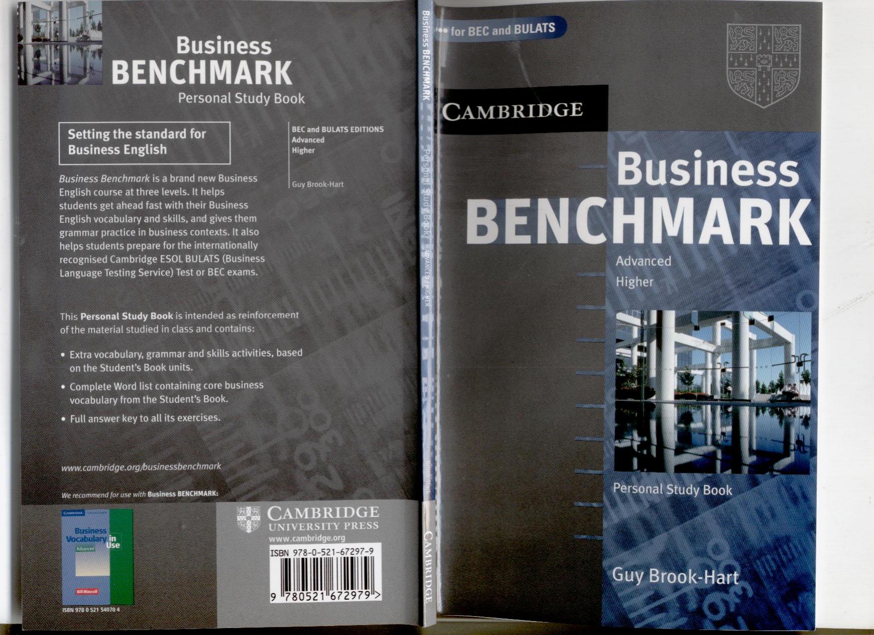 Business Benchmark Advanced Personal SB by Brook-Hart G