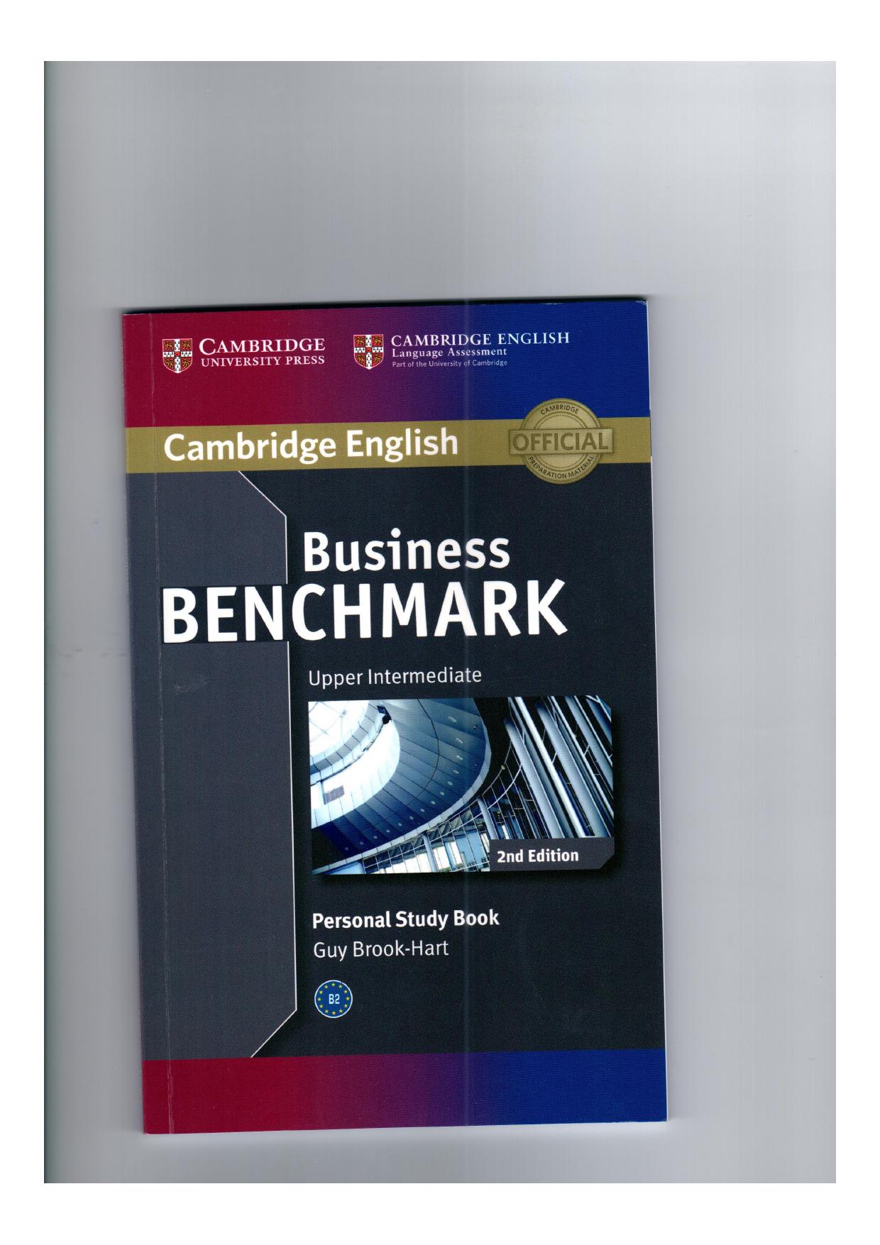 Business Benchmark Upper Intermidiate. Personal Study Book (BEC Vantage Workbook) by Unknown