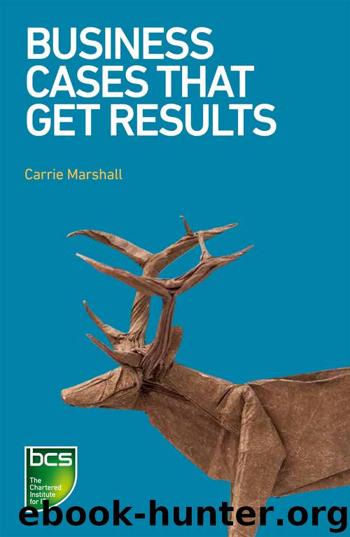 Business Cases That Get Results by Marshall Carrie.;