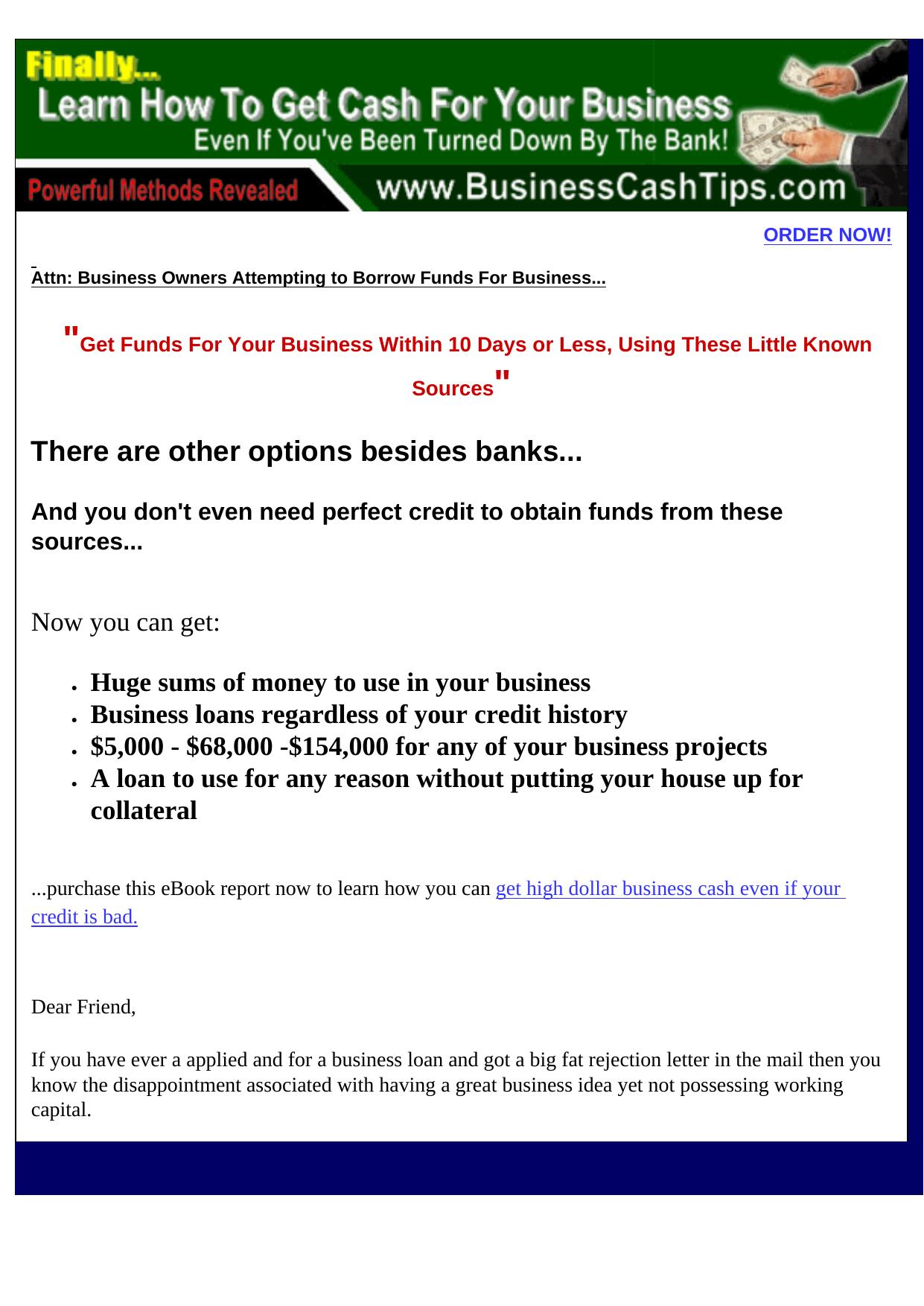 Business Cash Tips- Powerful Methods For Getting Business Cash. by Best of Kuszter's Collection