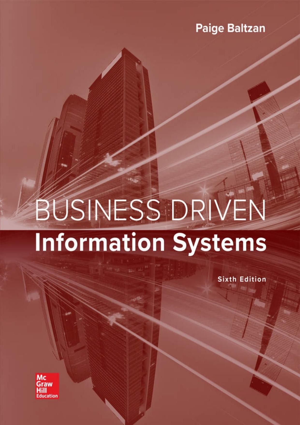 Business Driven Information Systems 6th Edition by Unknow