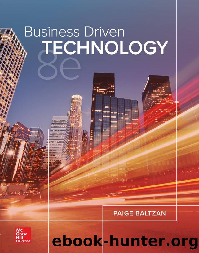 Business Driven Technology, 8th Edition by Unknown