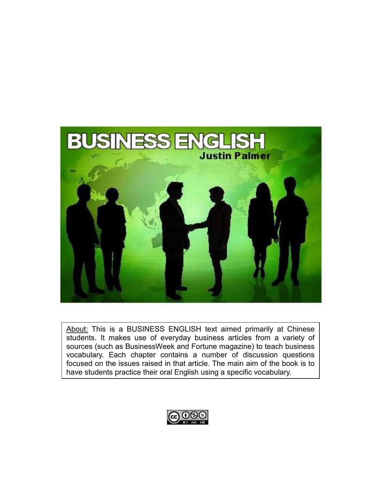 Business English by Palmer Justin