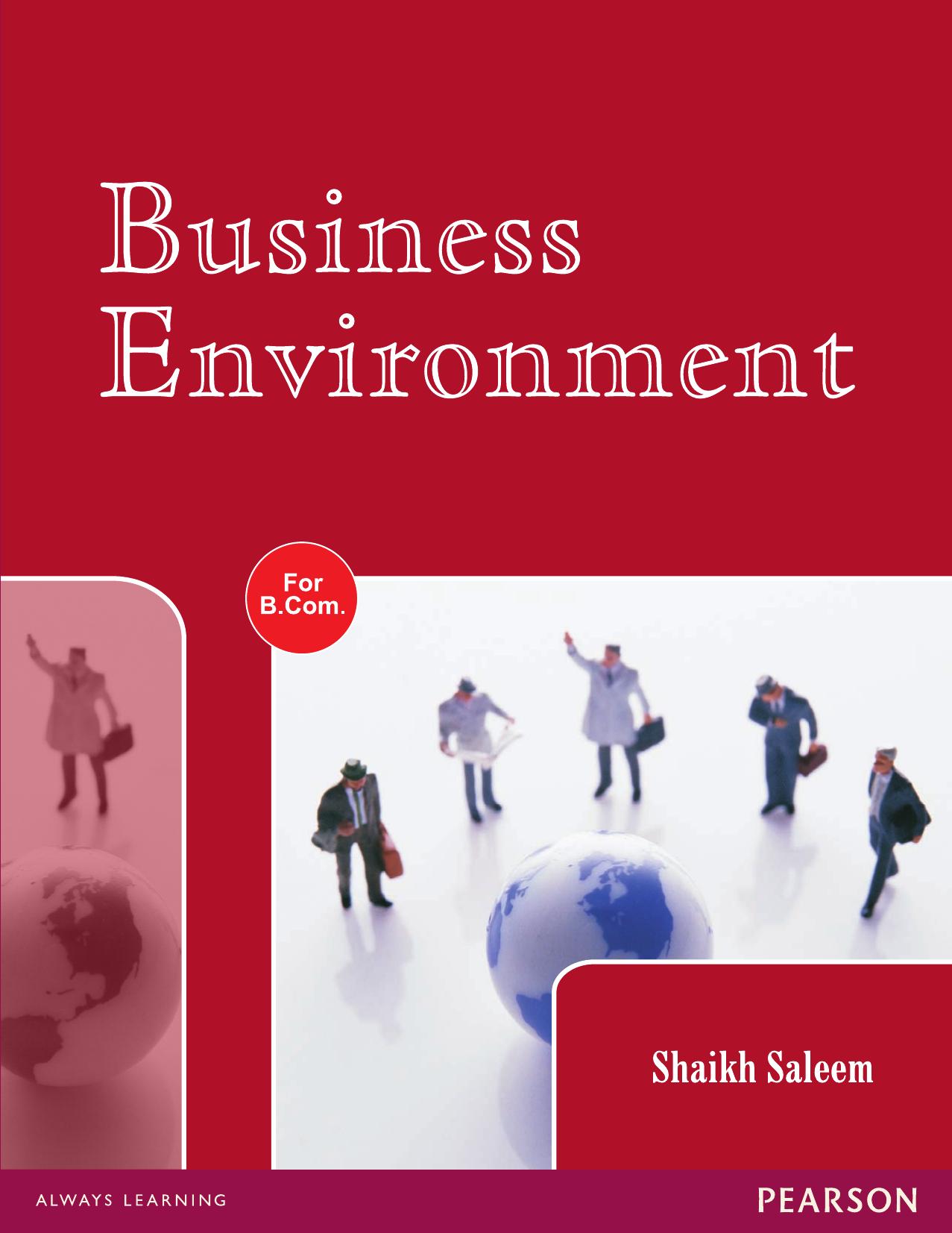 Business Environment for B.Com by Shaikh Saleem