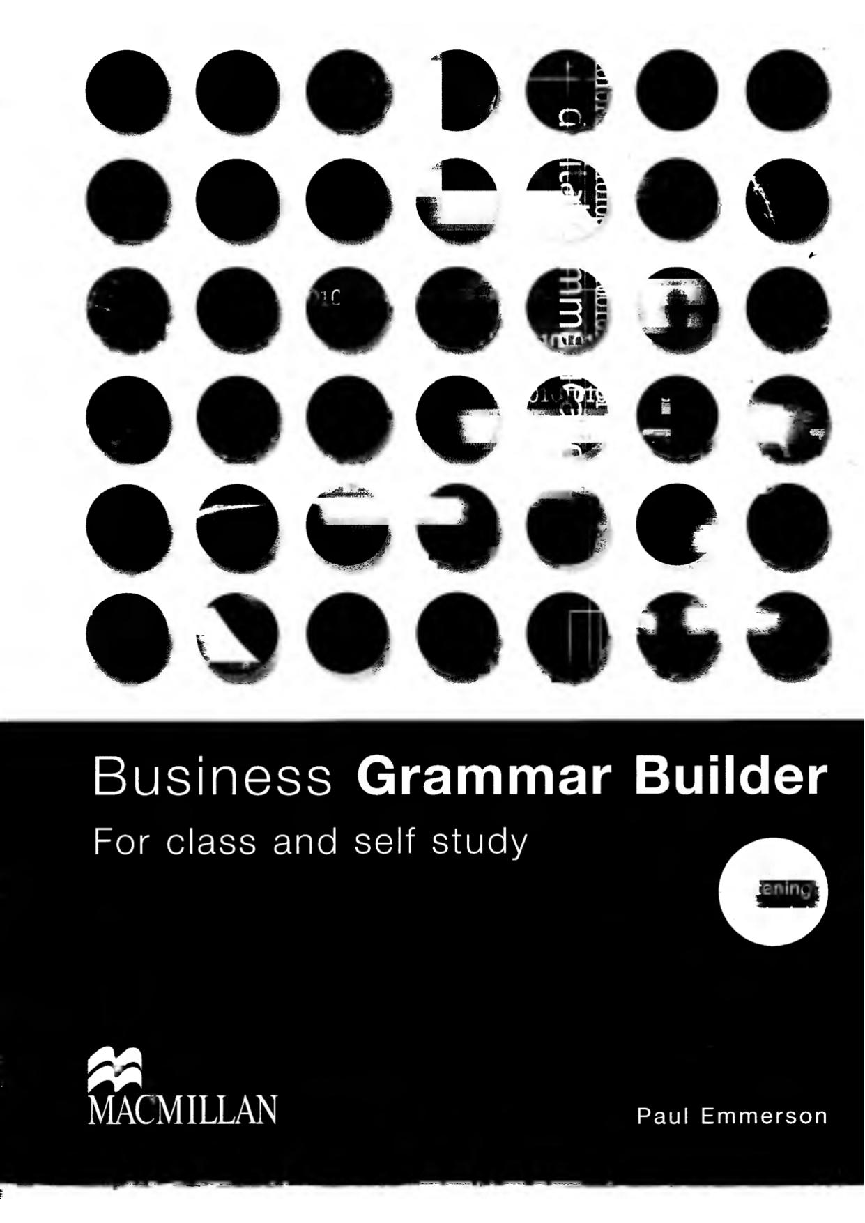 Business Grammar Builder by Paul Emmerson