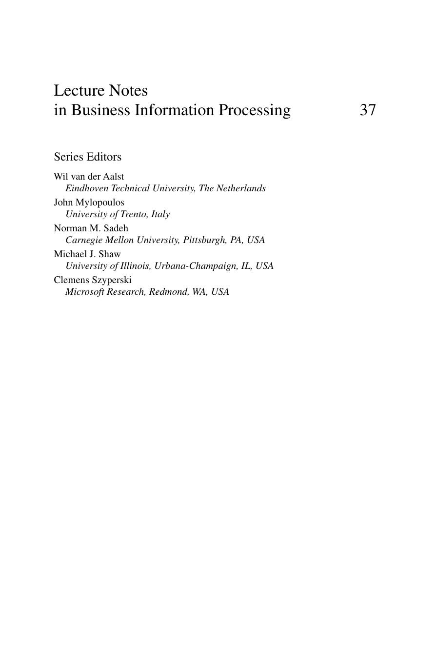 Business Information Systems Workshops: BIS 2009 International Workshops, Poznan, Poland, April 27-29, 2009. Revised Papers by W. M. P. van der Aalst (auth.) Witold Abramowicz Dominik Flejter (eds.)