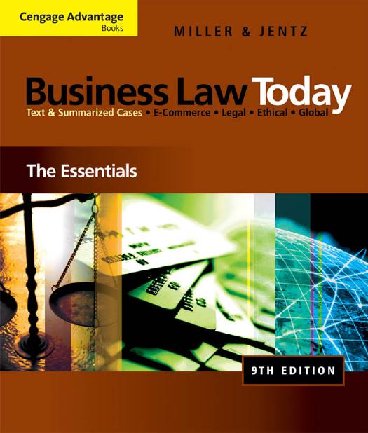 Business Law Today: The Essentials (repost) by Roger LeRoy(Roger LeRoy Miller) Miller Gaylord A. Jentz