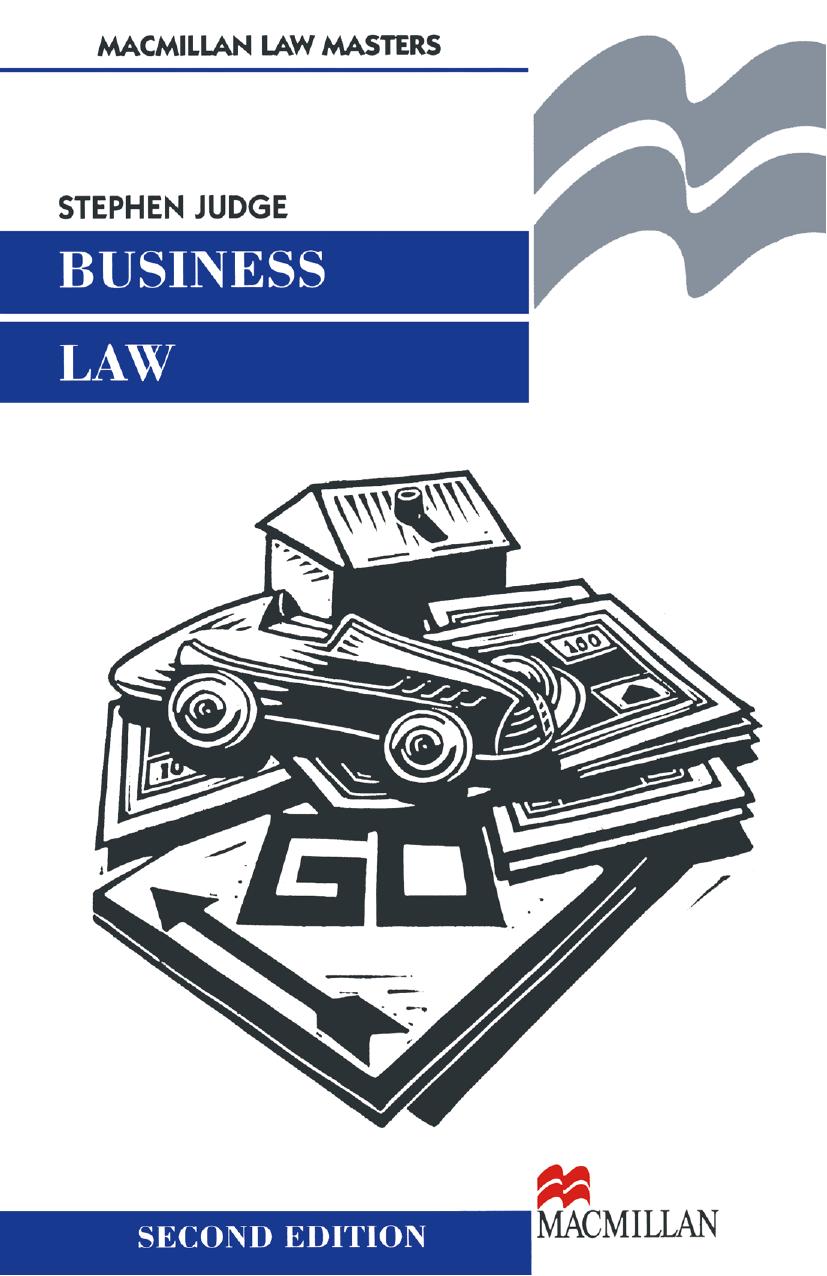 Business Law by Stephen Judge (auth.)
