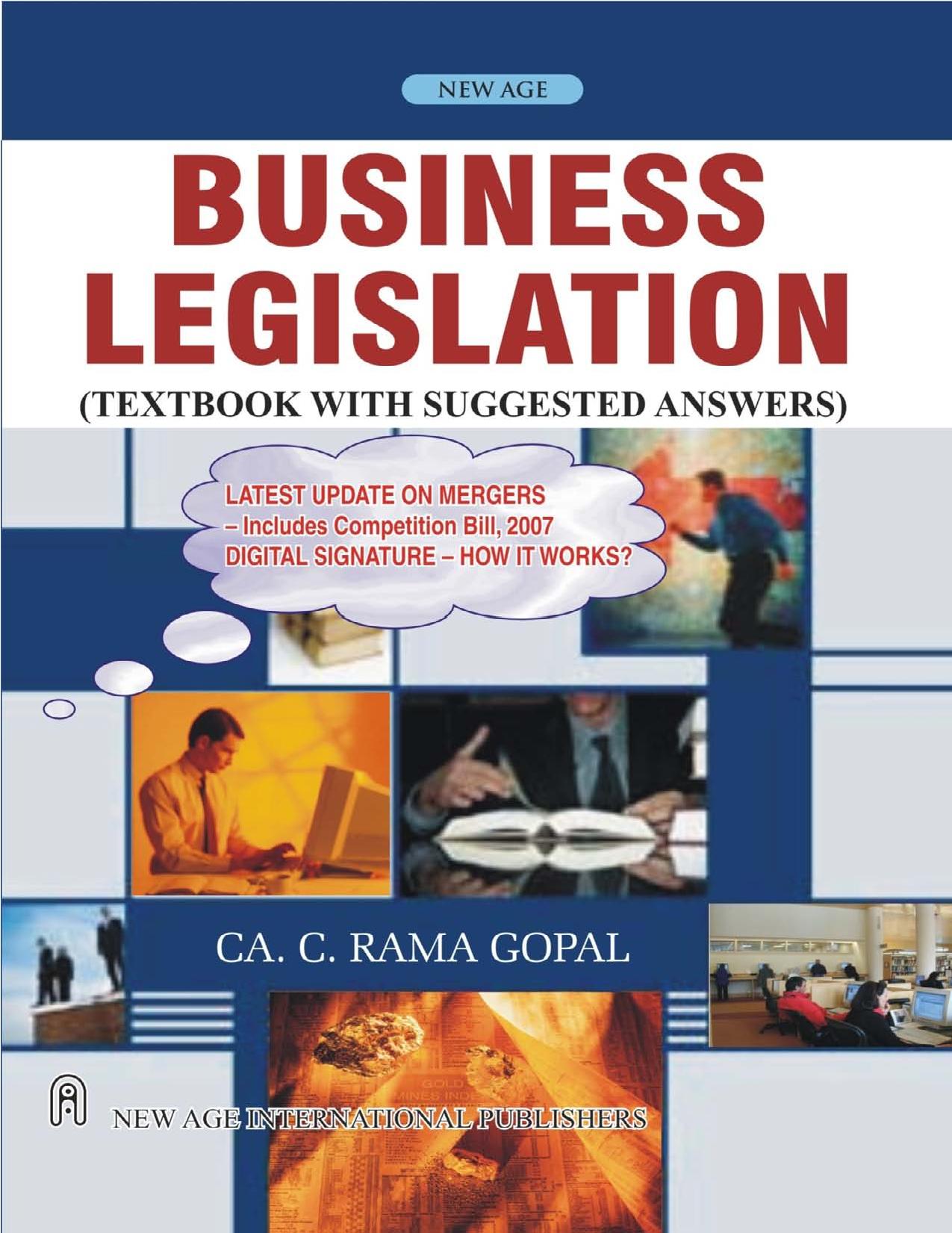 Business Legislation (repost) by C. Ramagopala