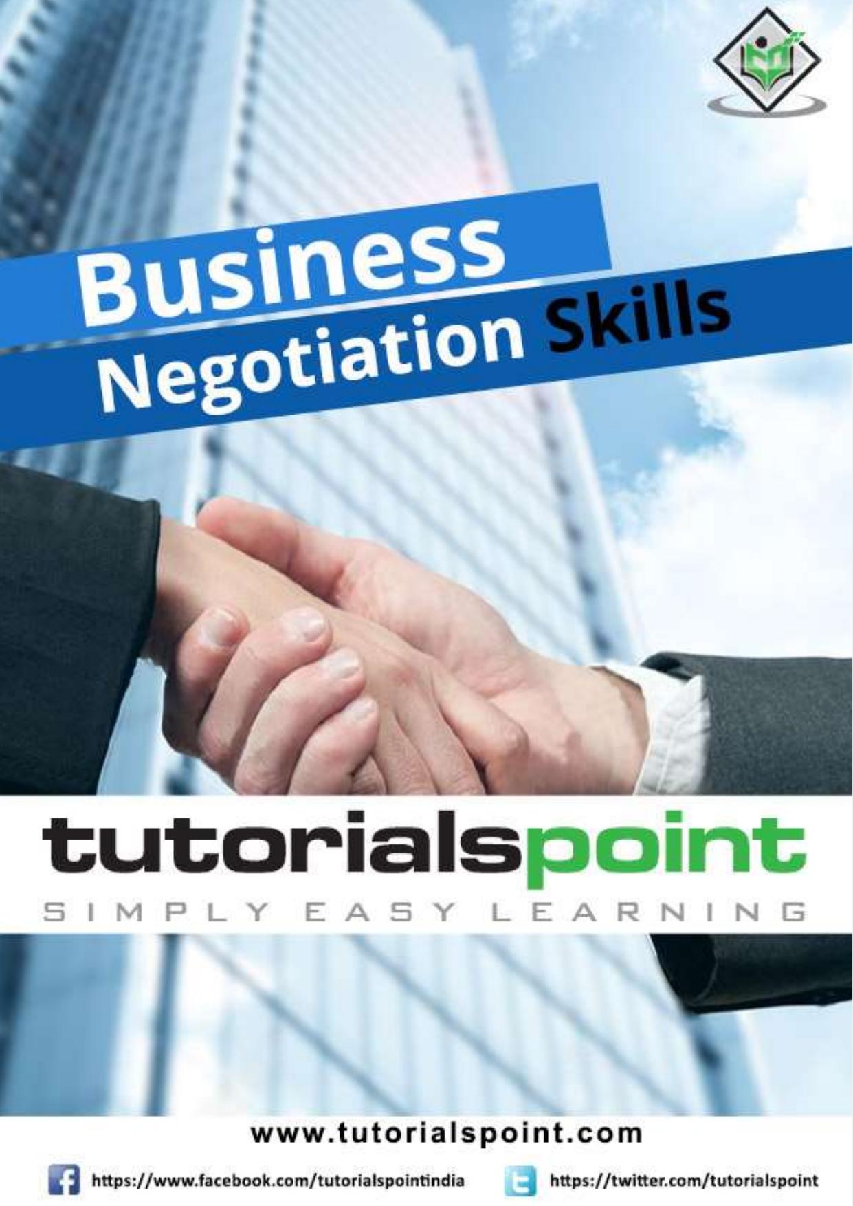 Business Negotiation Skills by kiranpanigrahi
