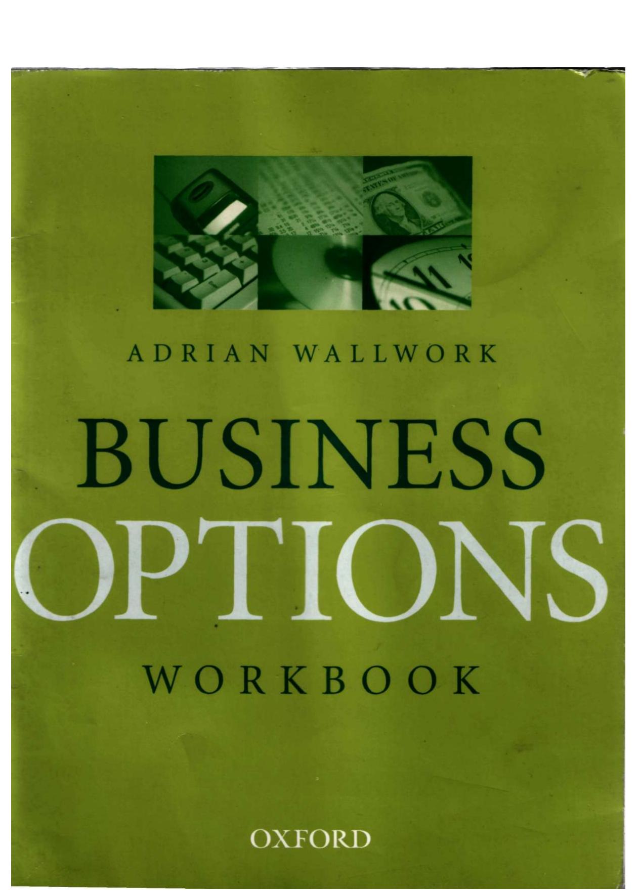 Business Options: Workbook by Wallwork A