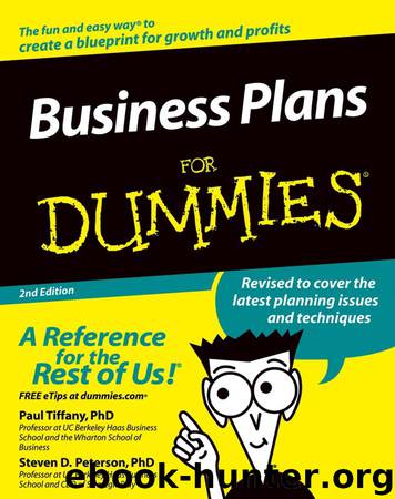 Business Plans For Dummies by Paul Tiffany & Steven D. Peterson