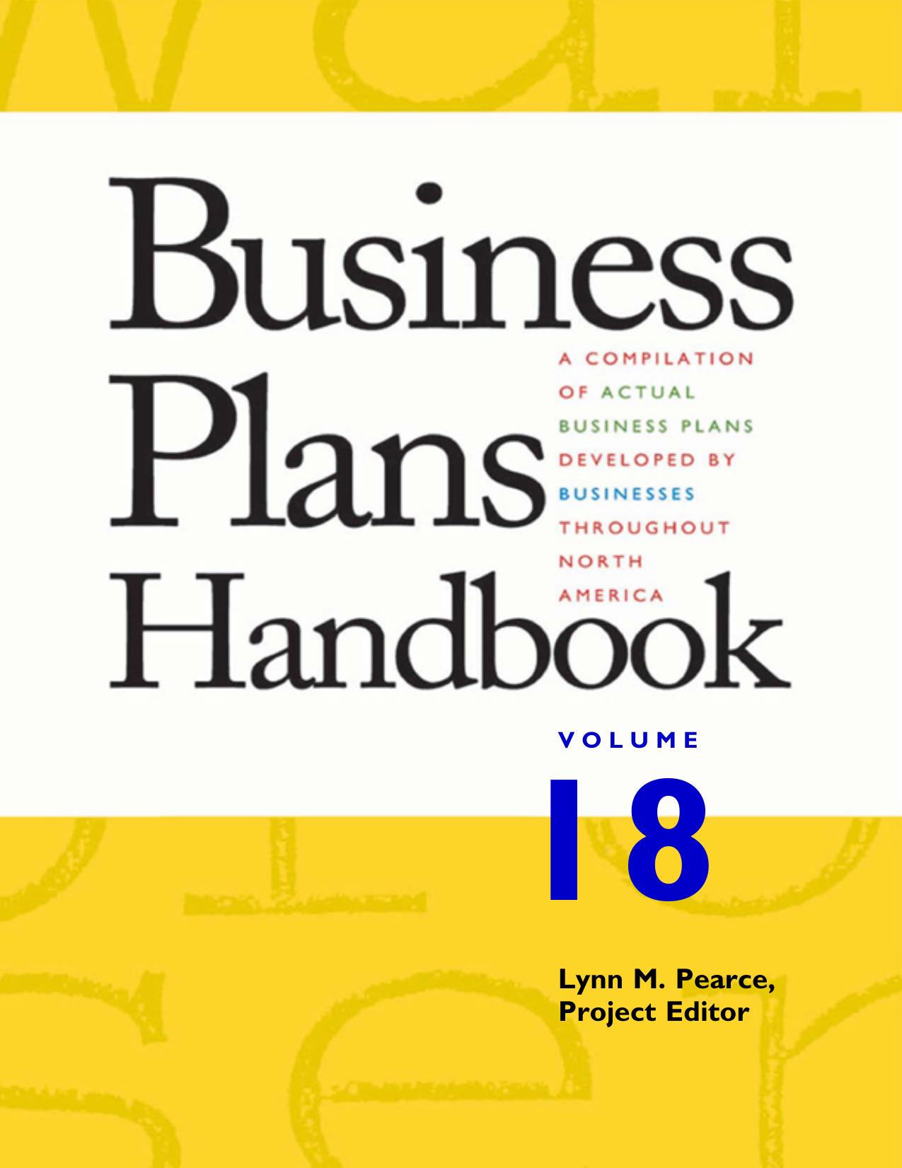 Business Plans Handbook, Volume 18 (repost) by Unknow