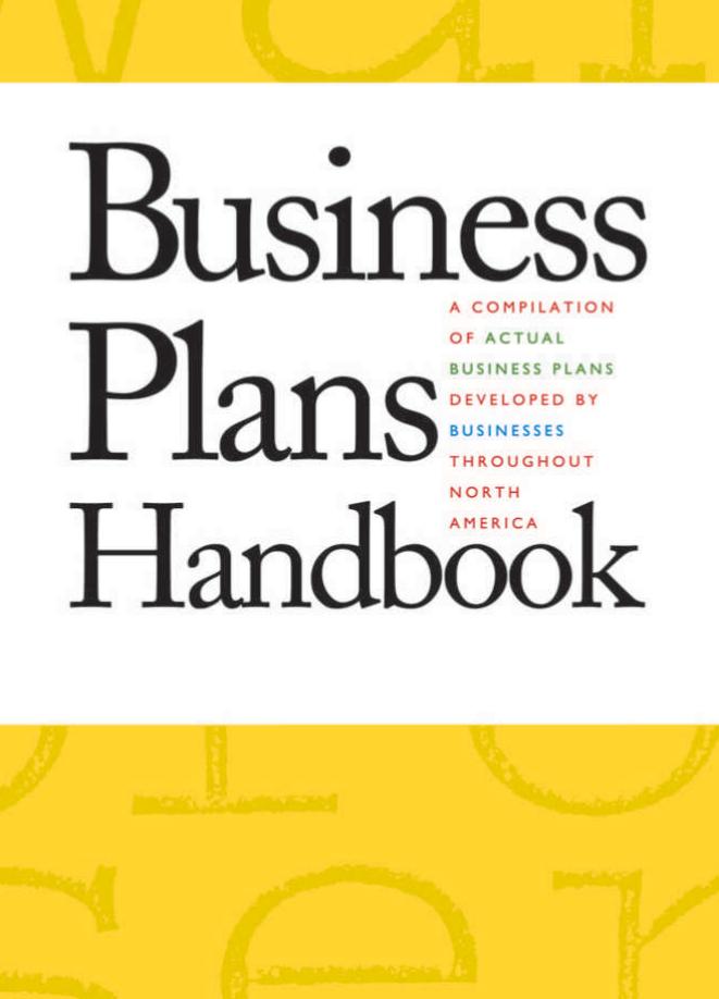 Business Plans Handbook, Volume 6 (repost) by Unknow