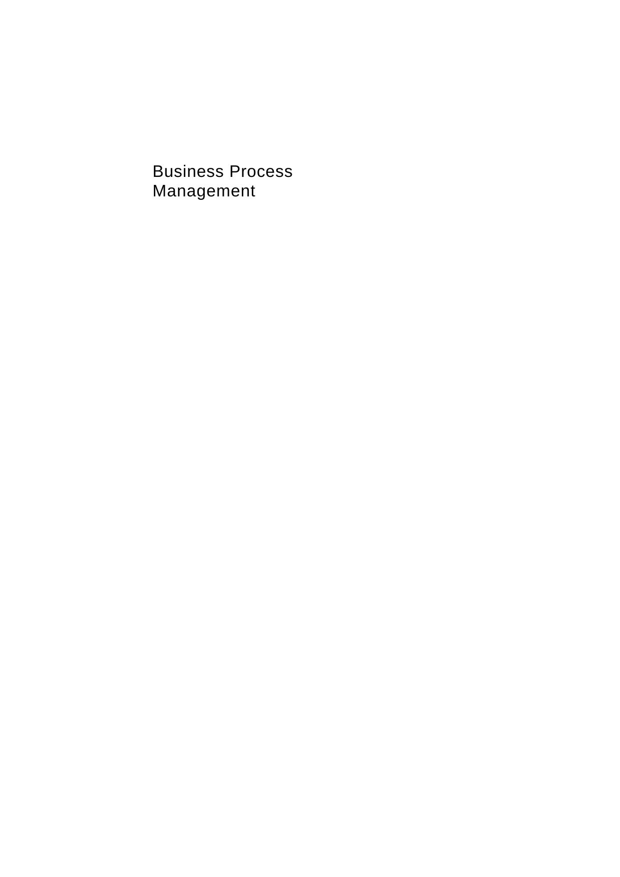 Business Process Management: Strategic Integration In A Web-enabled Environment by Margaret May