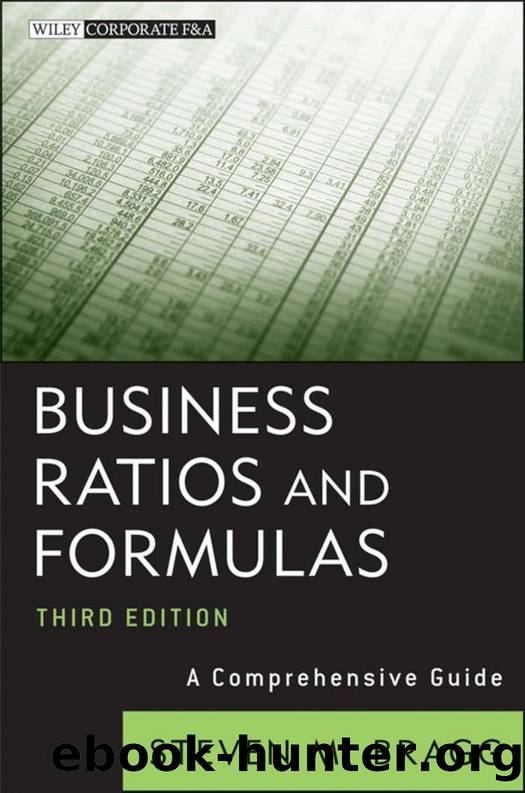 Business Ratios and Formulas by Bragg Steven M