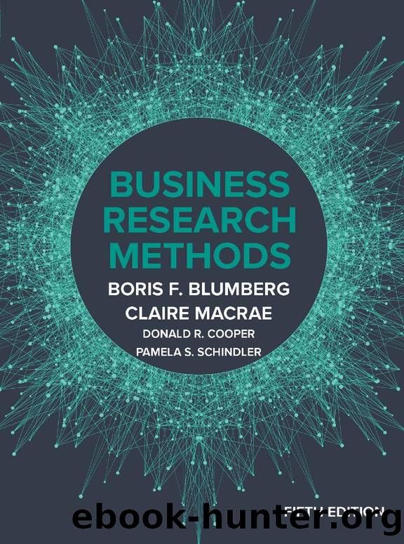 Business Research Methods 5e by Boris Blumberg;Claire MacRae;