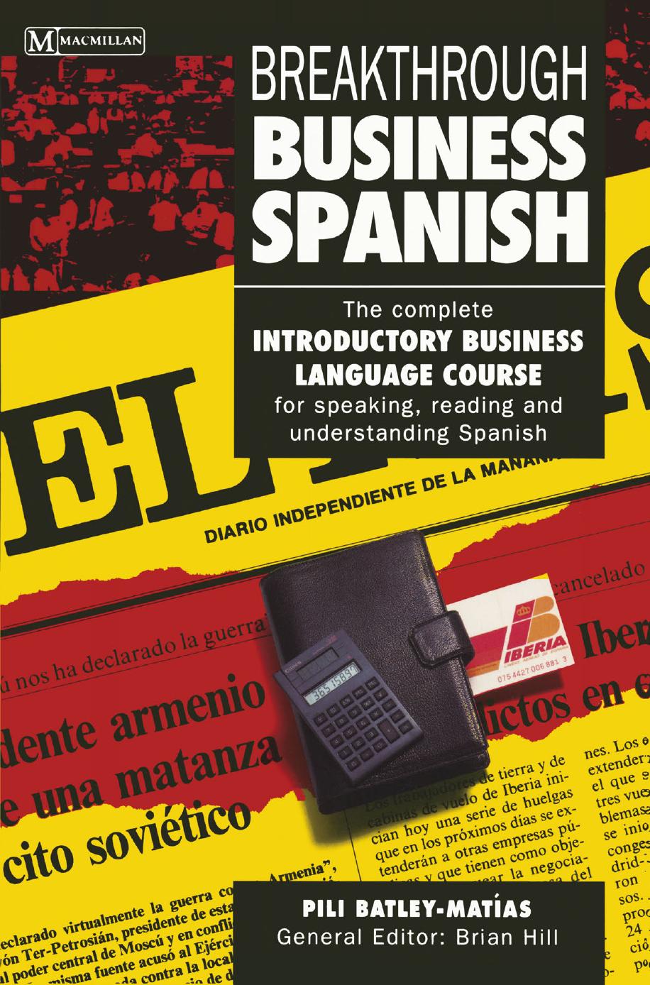 Business Spanish by Pili Batley Matías (auth.) Brian Hill (eds.)