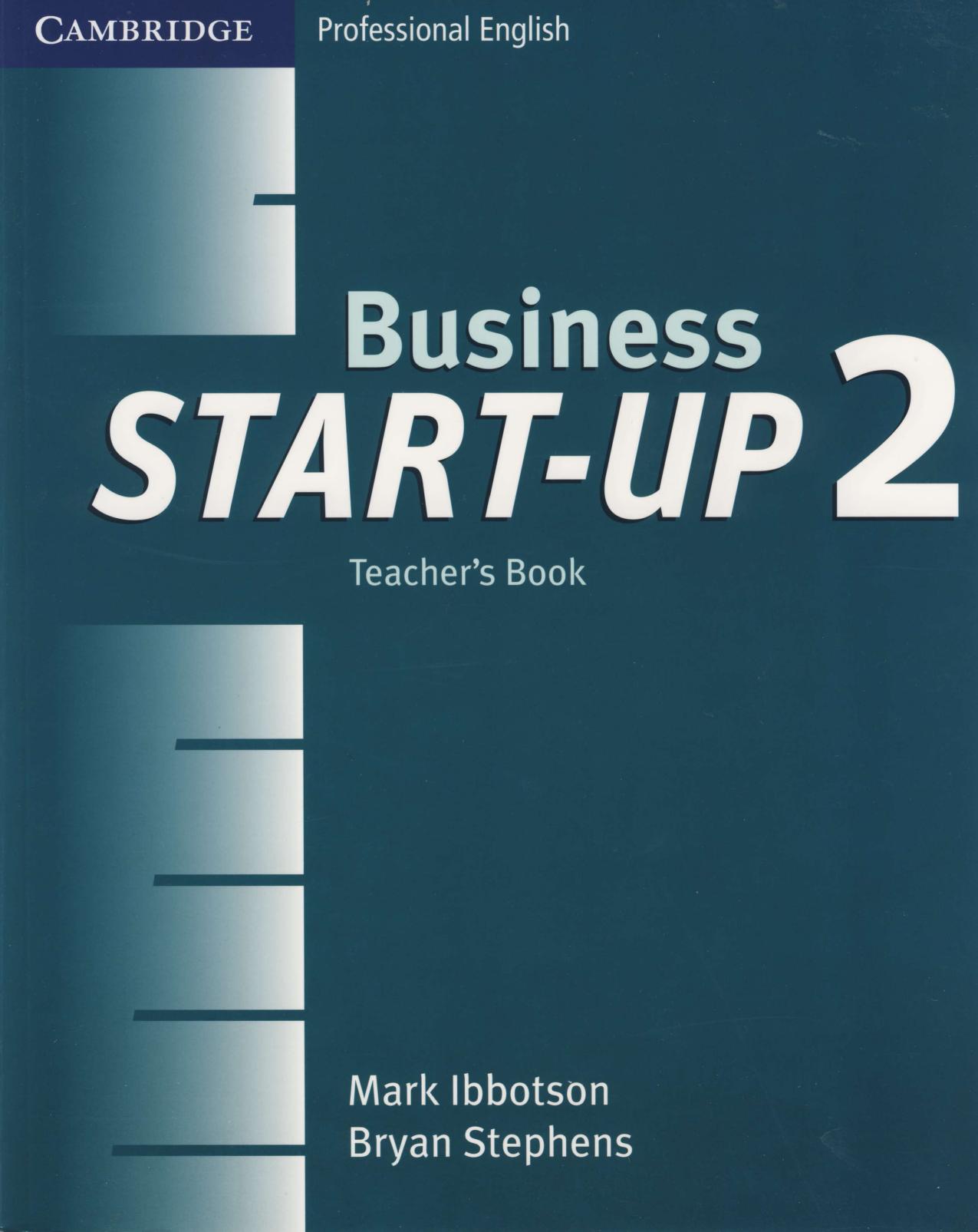 Business Start-up 2 Teacher's Book by Mark Ibbotson Bryan Stephens