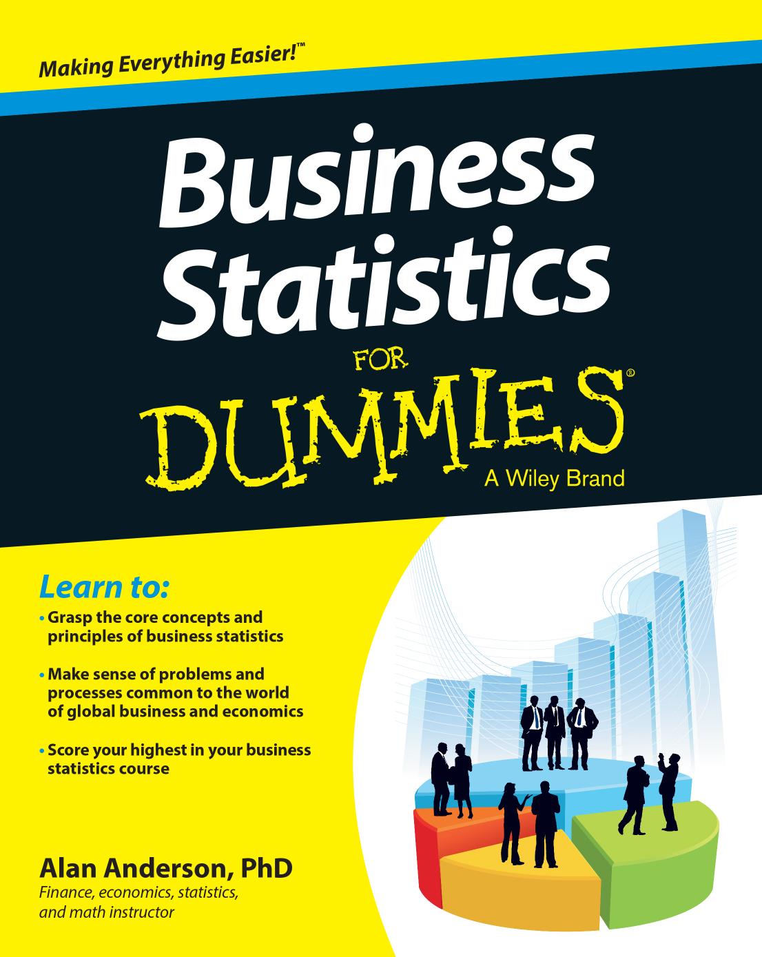 Business Statistics For Dummies by Anderson Alan