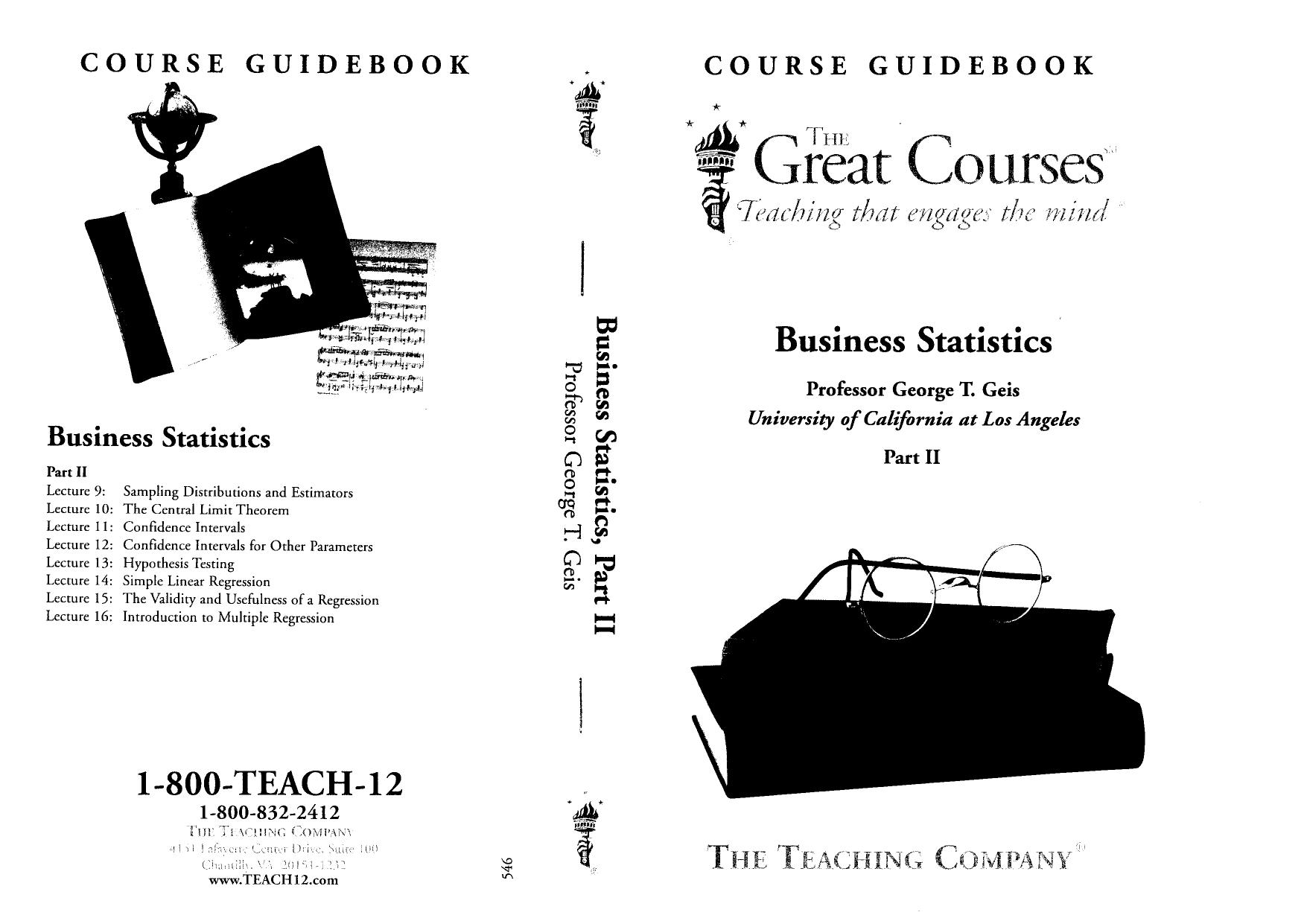 Business Statistics by Geis