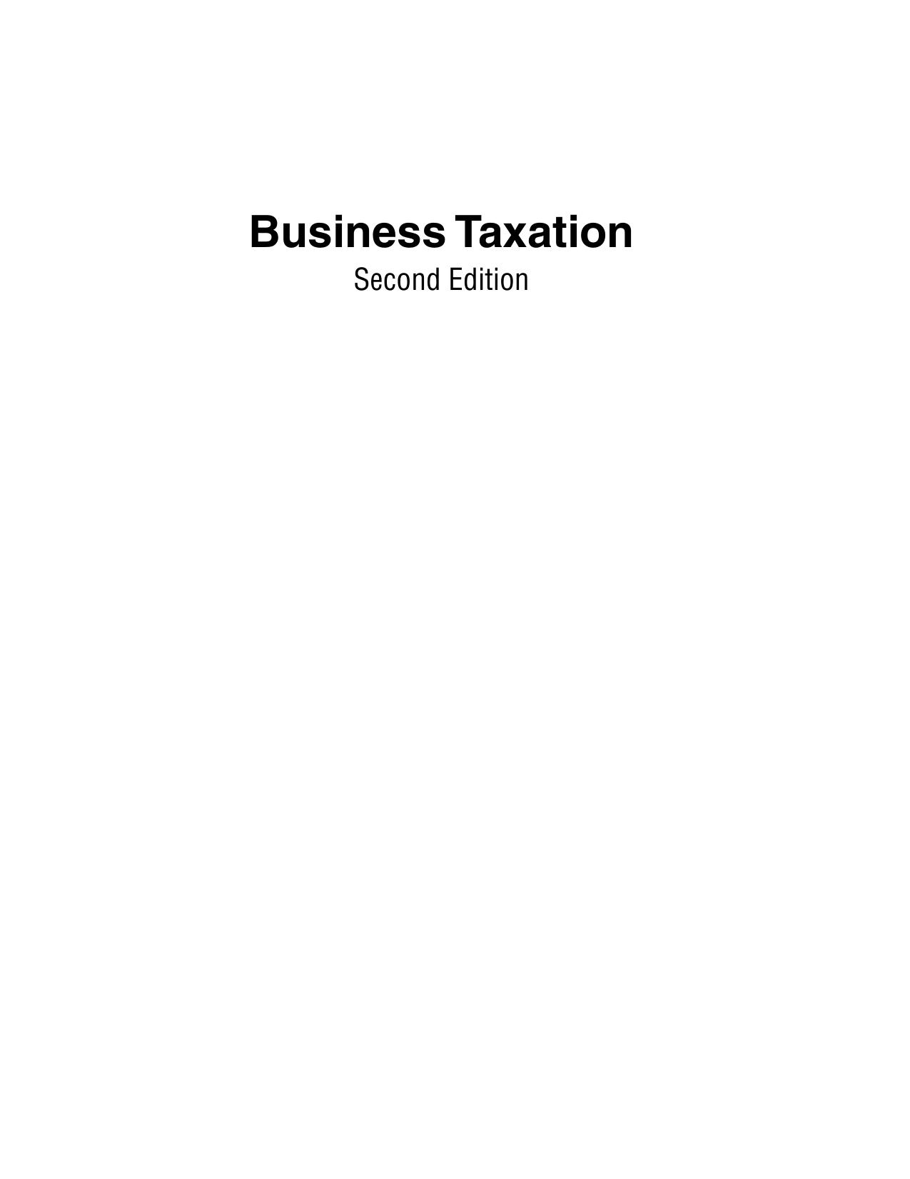 Business Taxation by Akhileshwar Pathak; Savan Godiawala