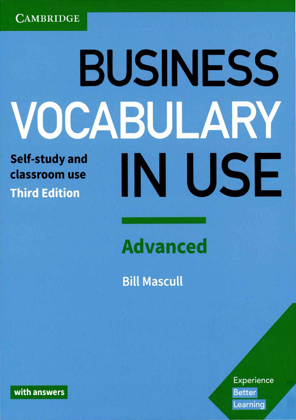 Business Vocabulary in Use Advanced 3rd by Unknown