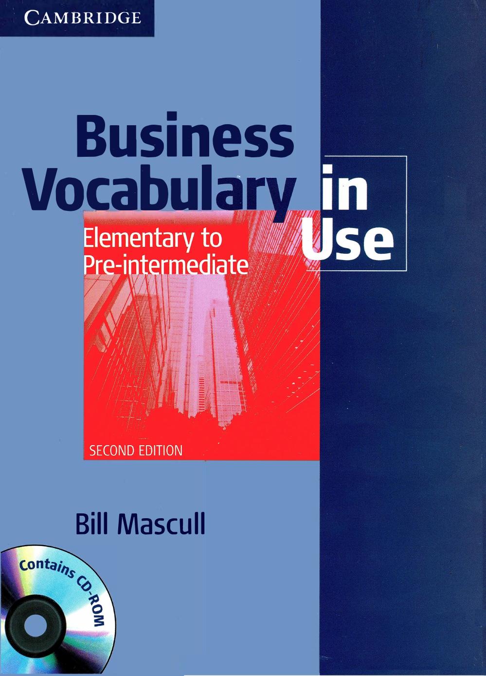 Business Vocabulary in Use, Elementary to Pre-Intermediate by Bill Mascull