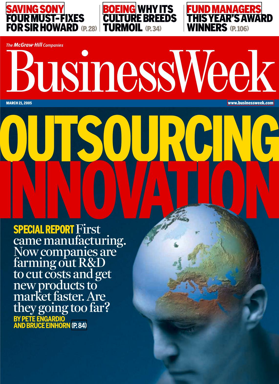 Business Week Outsourcing Of Innovation by Mcgraw Hill