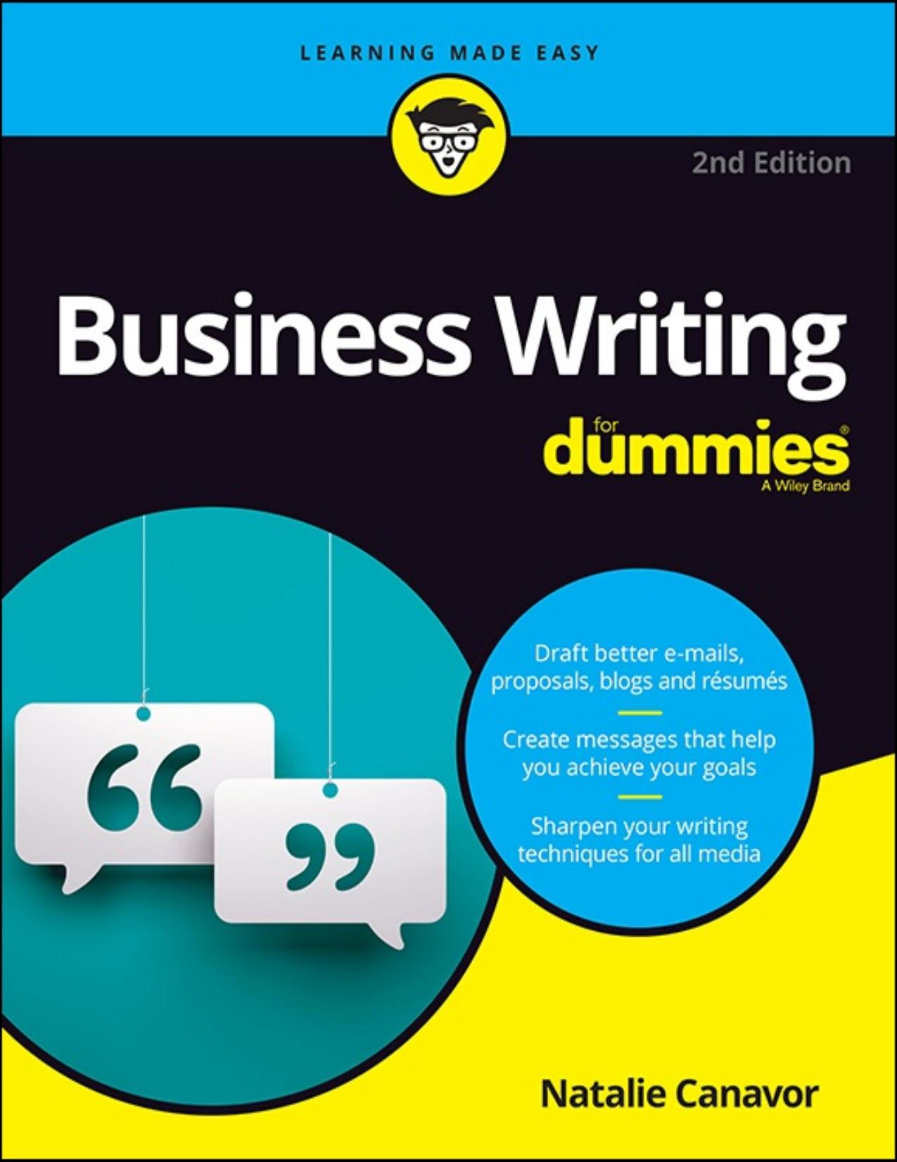 Business Writing For Dummies - PDFDrive.com by Natalie Canavor