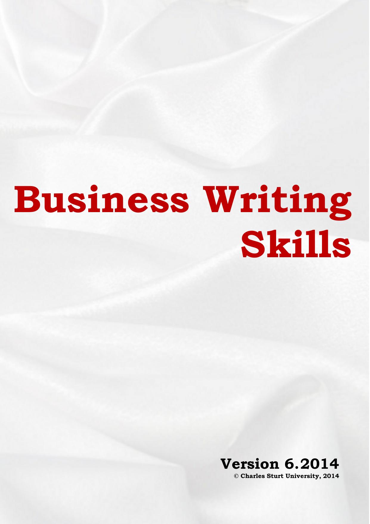 Business Writing Skills by Michel C