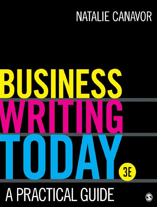Business Writing Today - A Practical Guide by Natalie Canavor