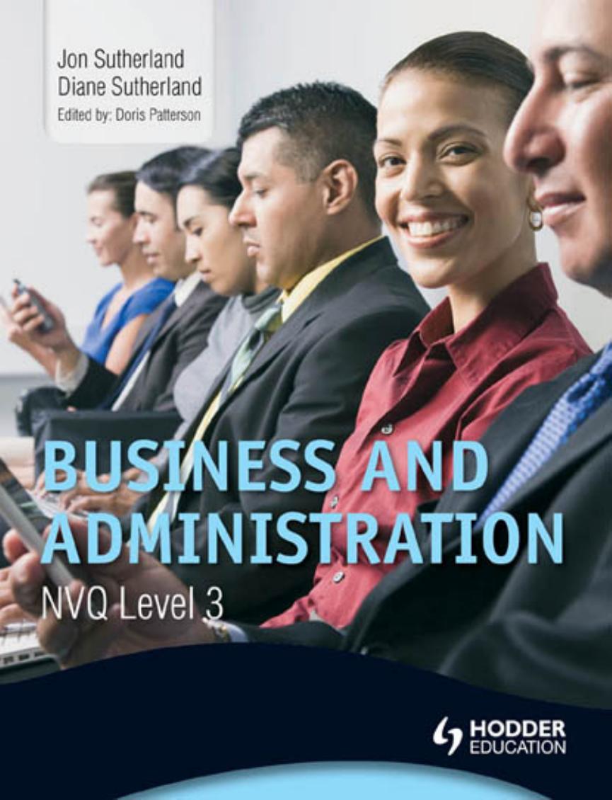 Business and Administration NVQ Level 3 by Sutherland John(Author)