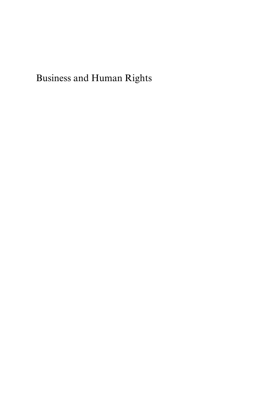 Business and Human Rights by Unknow