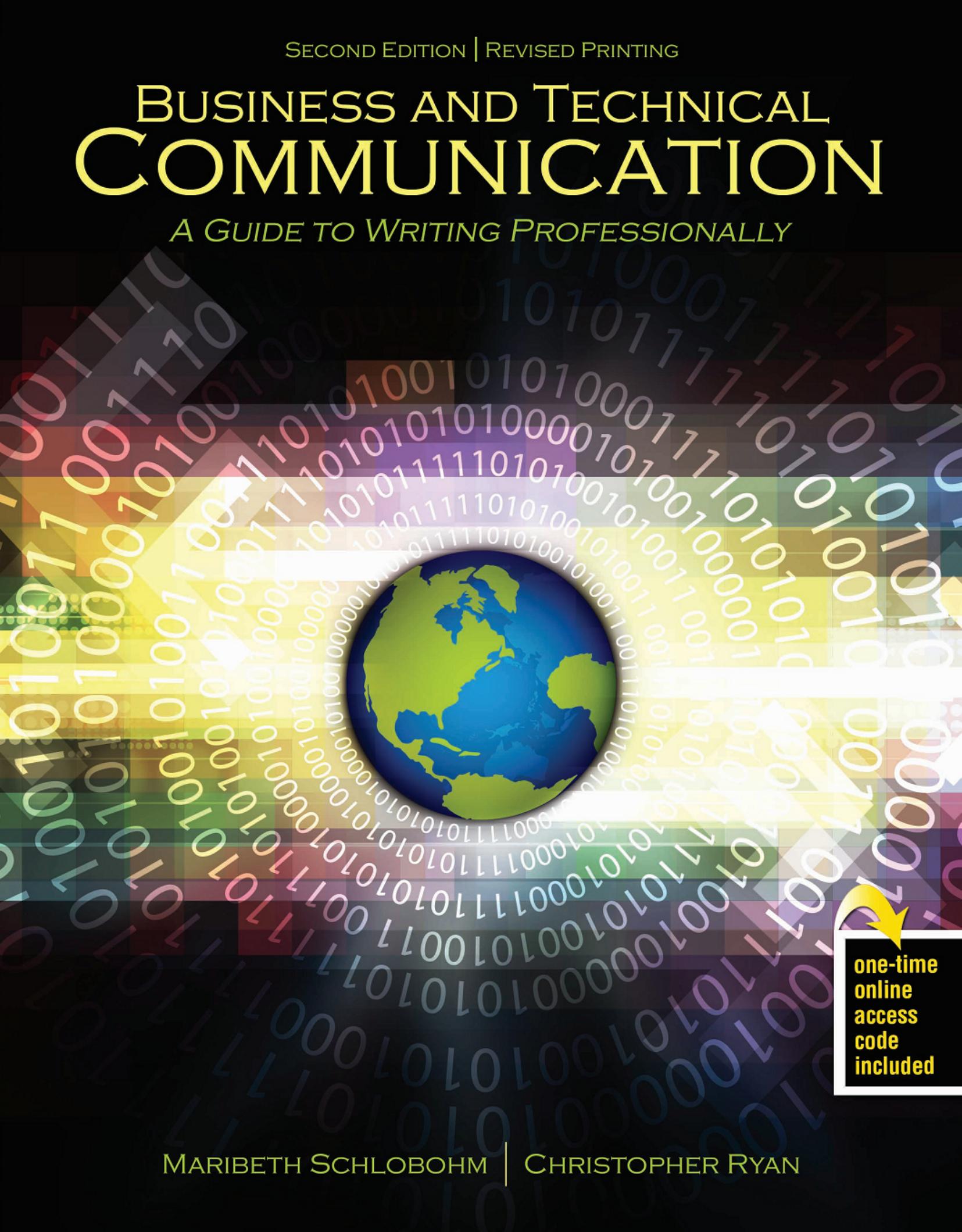 Business and Technical Communication - A Guide to Speaking Professionally by Maribeth Schlobohm Christopher Ryan