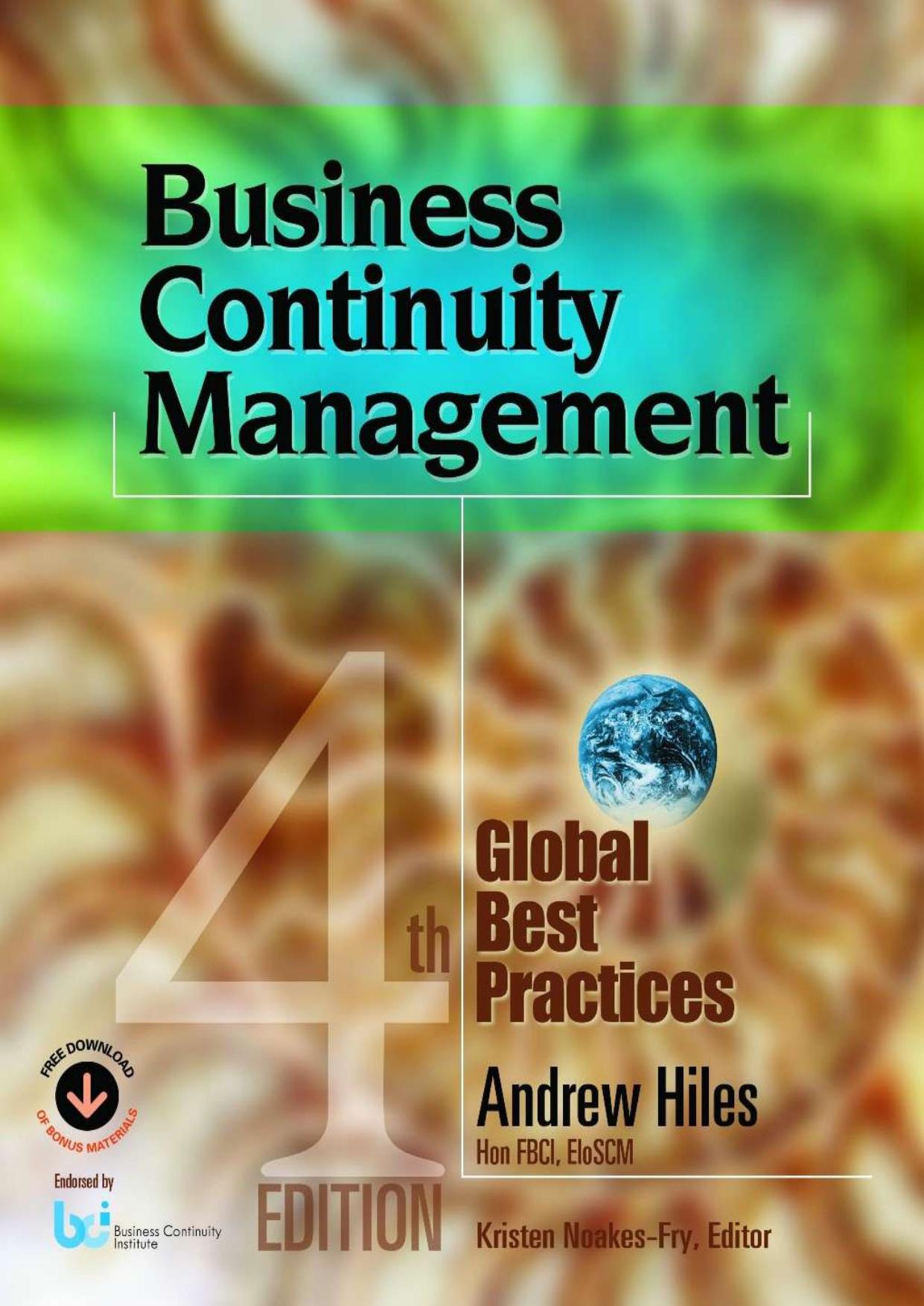 Business continuity management : global best practices by Hiles Andrew