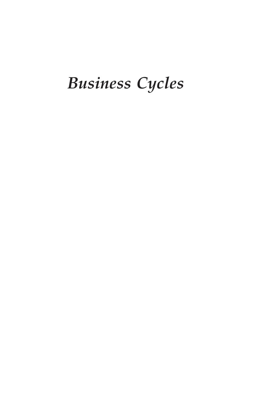 Business cycles : history, theory and investment reality by Tvede Lars