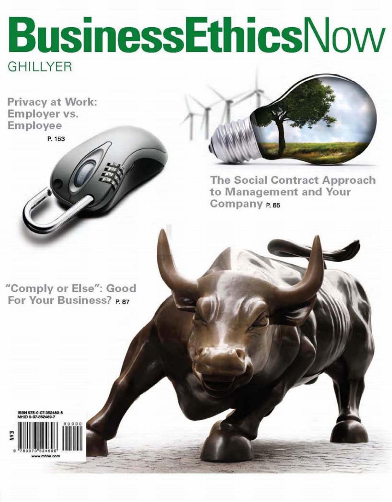 Business ethics now by Andrew Ghillyer; Andrew Ghillyer