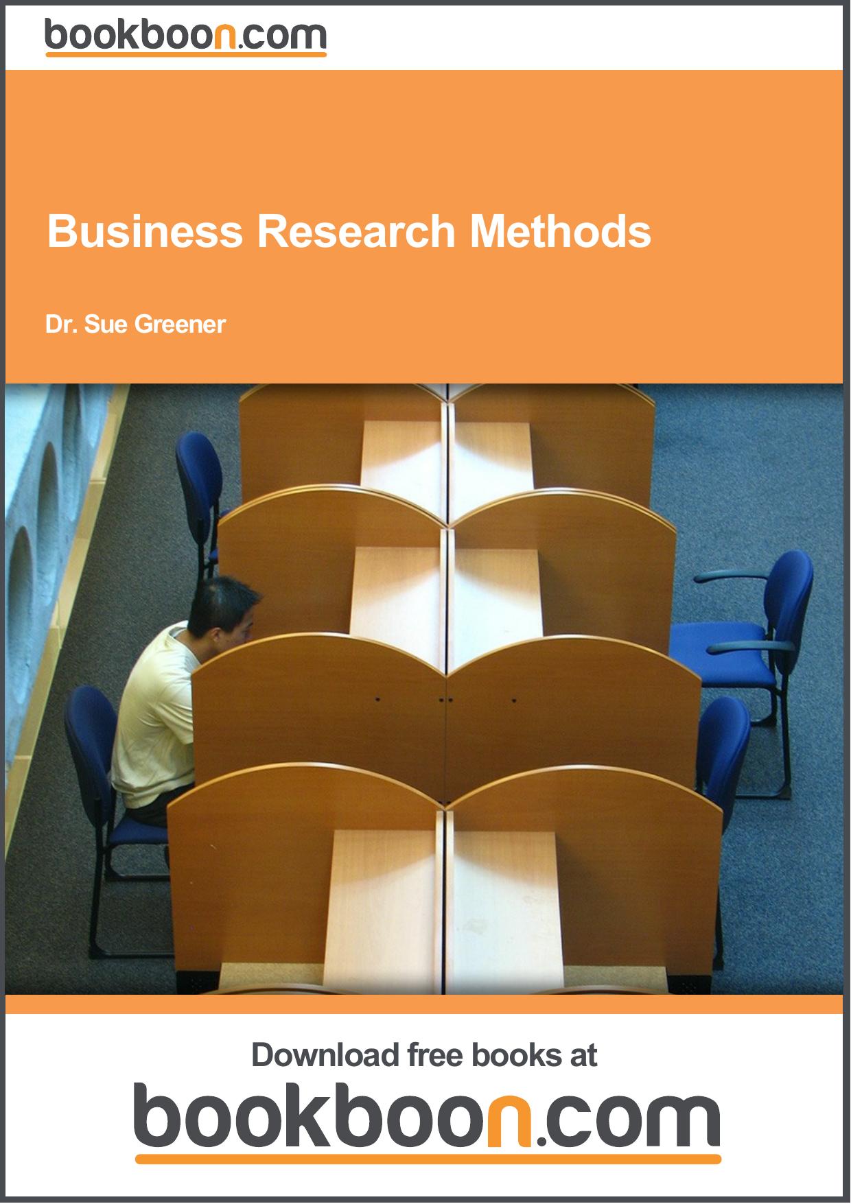 Business research methods by Greener Sue