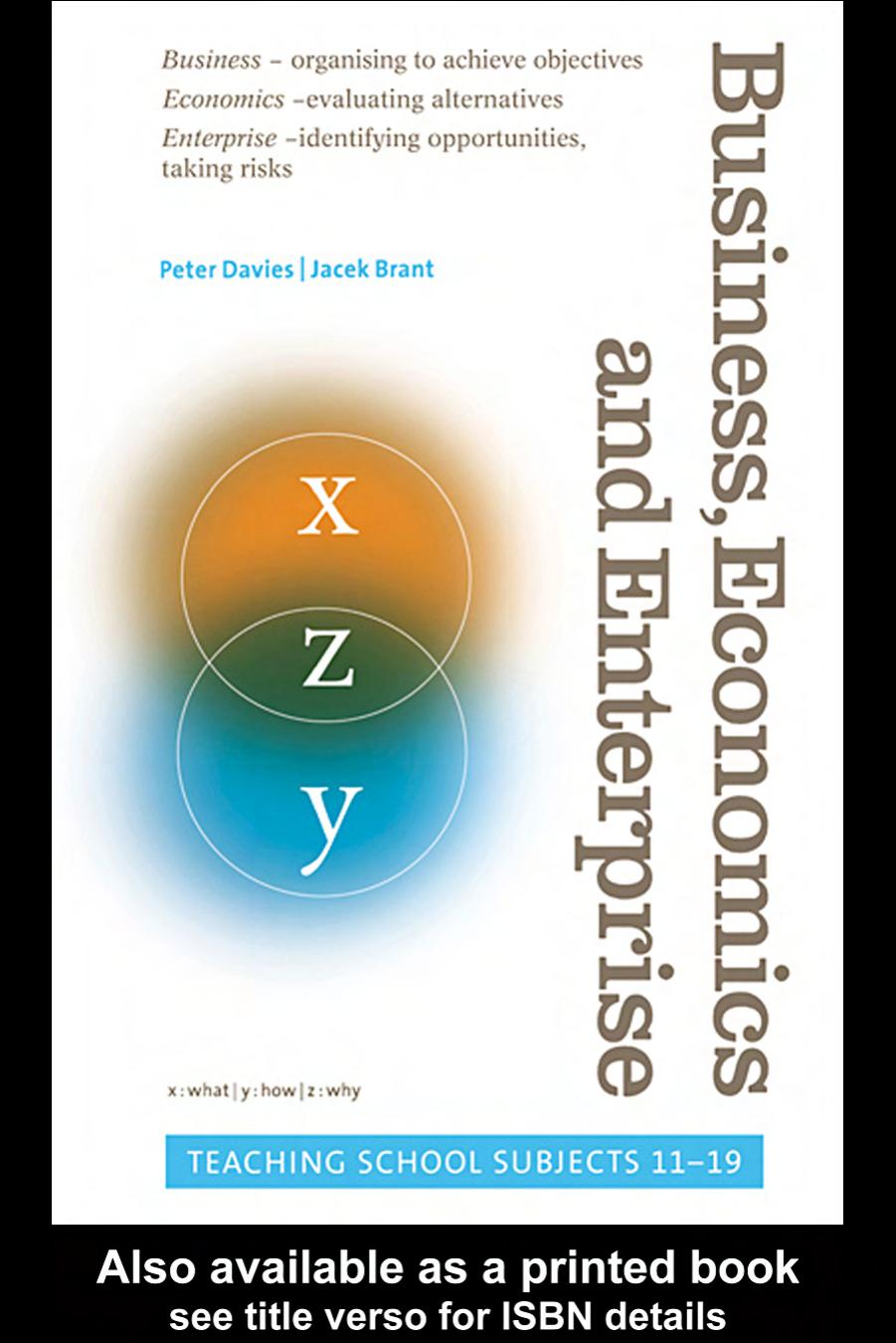 Business, Economics and Enterprises: Teaching School Subjects 11-19 by Unknow