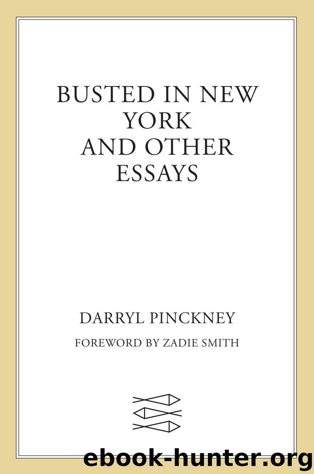 Busted in New York and Other Essays by Darryl Pinckney