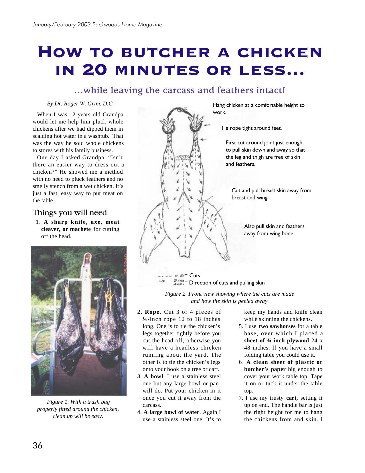 Butcher a chicken.PDF by No Name
