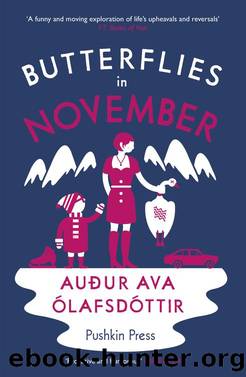 Butterflies in November by Au & #240;ur Ava & #211;lafsd & #243;ttir