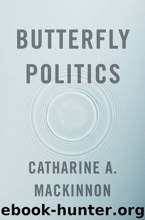Butterfly Politics by MacKinnon Catharine A