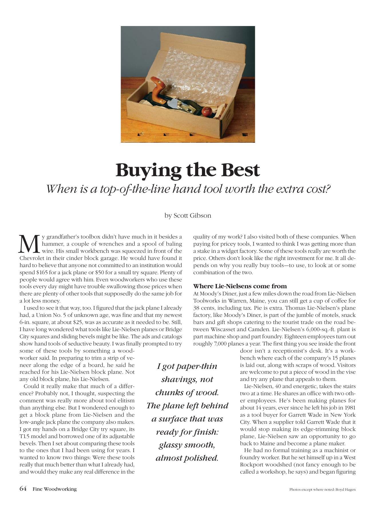 Buying the Best by Scott Gibson